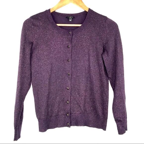 Talbots metallic Shimmer Cardigan - Picture 1 of 4